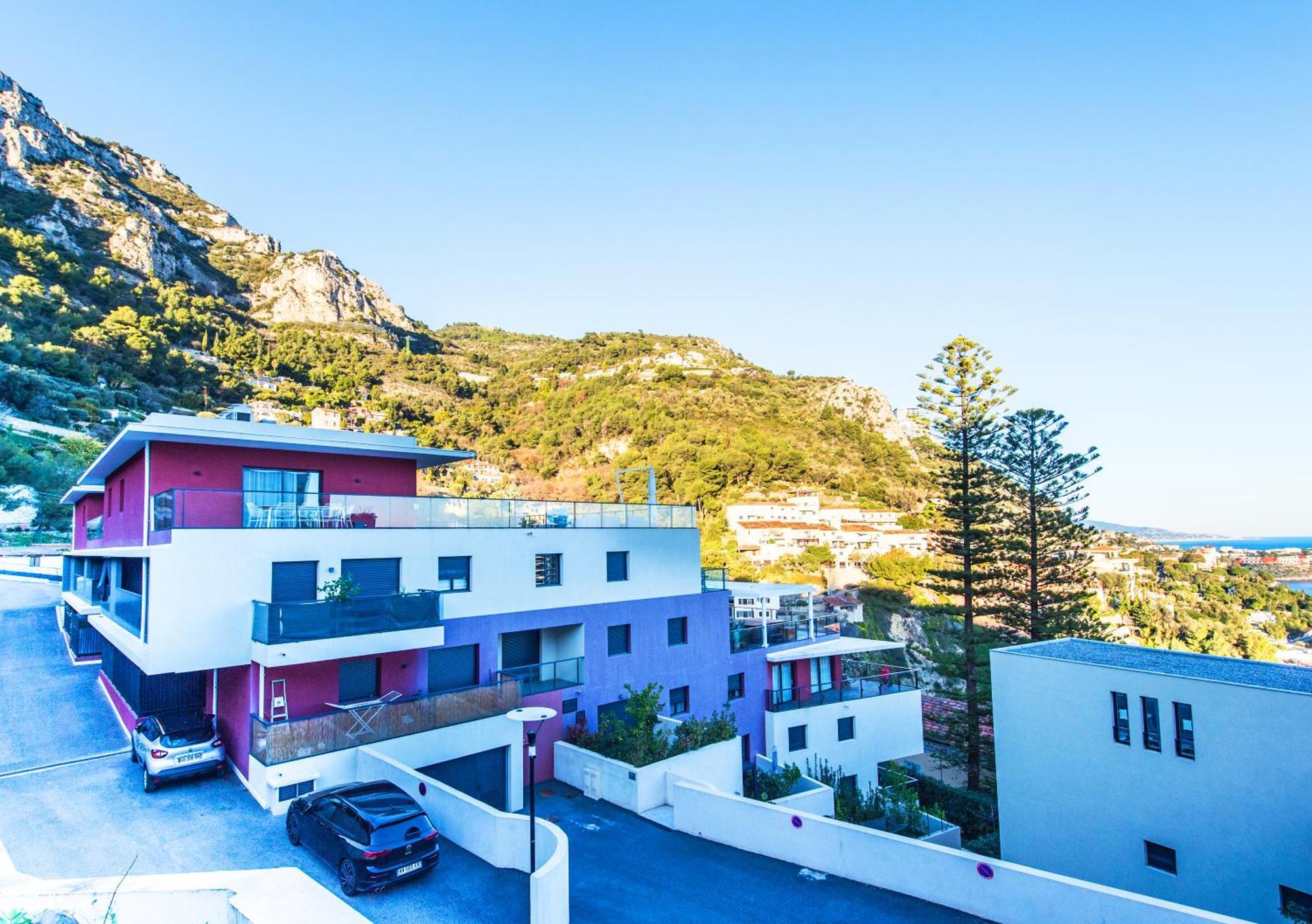 Luxury Apartment - Sea View - Private Parking - Bp Beausoleil Luaran gambar